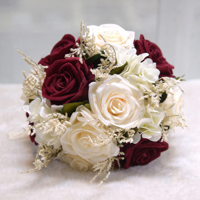 永遠の天使958バラの花束の露店の花束卒業教師の日の結婚祝いの花の手作りdly|undefined