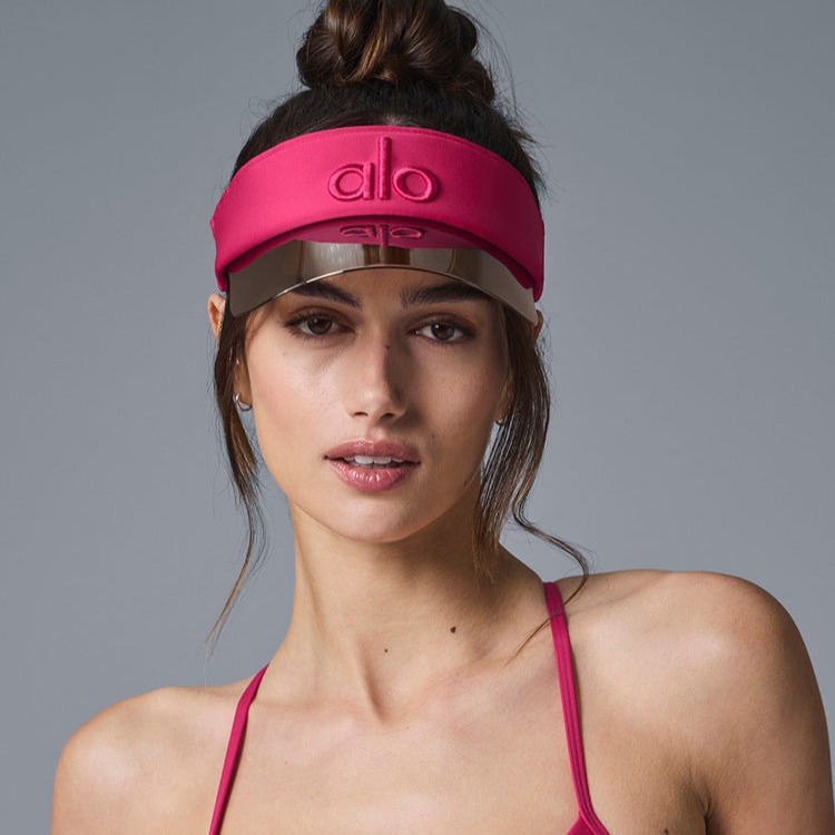 alo Yoga Roof Reflective Sports Fitness Duck Tongue Sun Hat Empty Top Hat Hard Sun Protection Hat UPF50