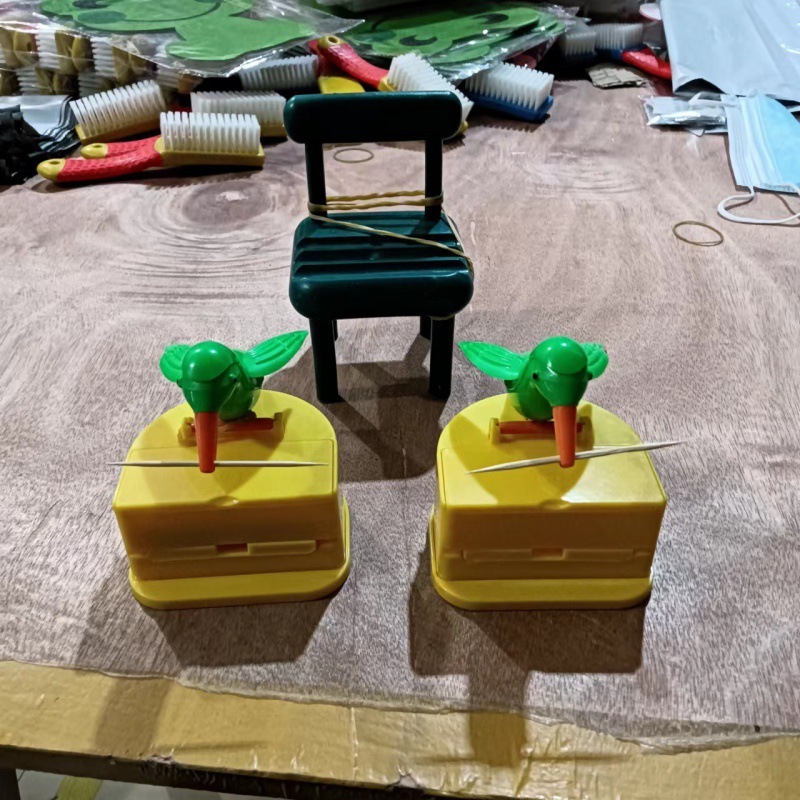 創意知能楊枝缶かわいい小鳥楊枝箱筒押圧式楊枝箱家庭用客間楊枝収納箱|undefined