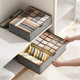 Thickened Cotton Linen Washable Underwear Storage Box Drawer Type Folding Finishing Box Fabric Storage Box