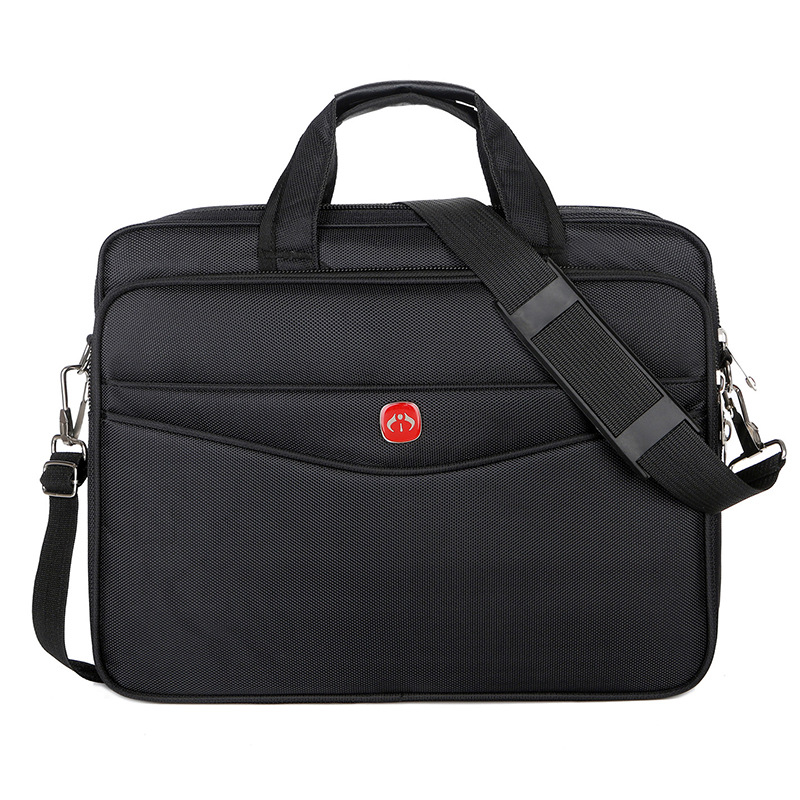 One-shoulder handbag business computer bag expansion notebook bag large capacity multi-compartment briefcase 14 inch 15 inch bag