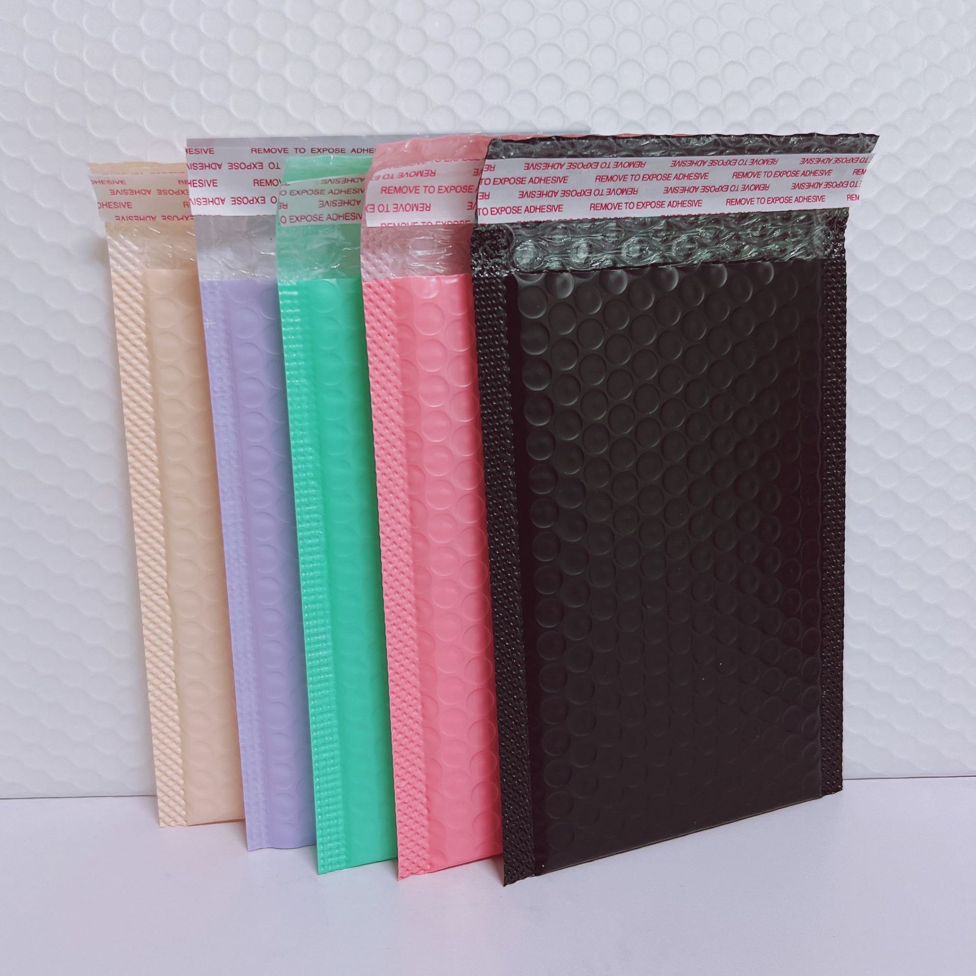 Purple Express Bubble Bag Thickened Mobile Phone Shell Packaging Jewelry Packing Bag Candy Color Packaging Self-adhesive Envelope Bag