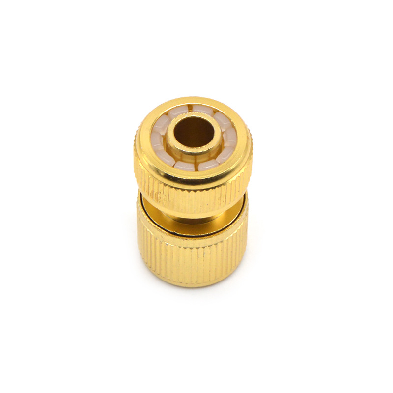 Garden tool joint aluminum joint aluminum quick connect 4 points water connection. Aluminum alloy quick joint