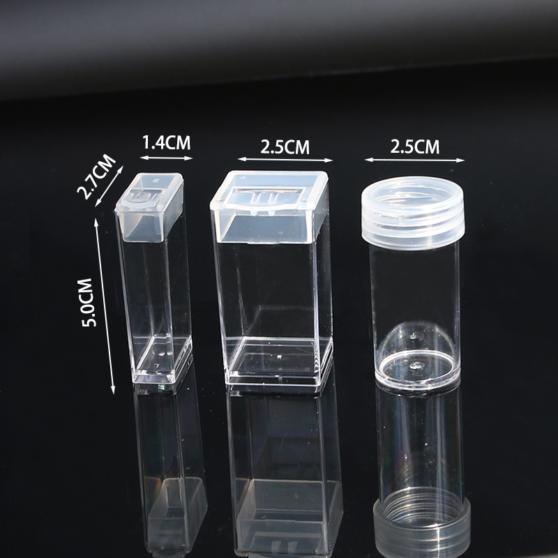 Diamond Painting Generous Bottle Storage Box Rice Beads Boxed Diamond Box DIY Nail Art Storage Box Acrylic Small Square Box