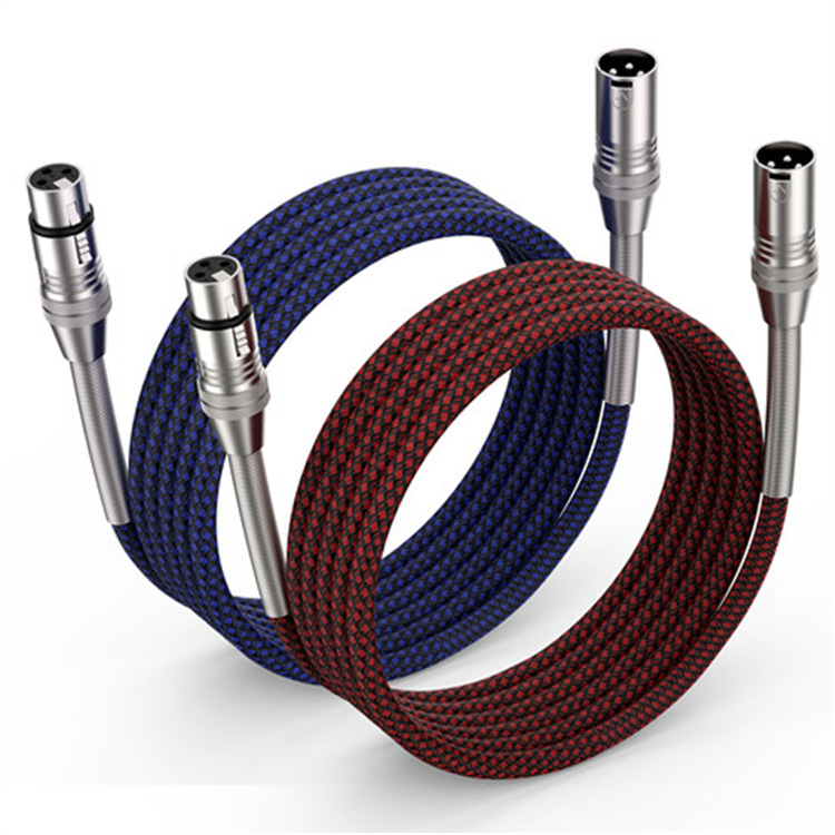 Blue Fire Road Canon Line Canon Caron male to female XLR Dual card microphone audio line oxygen-free copper