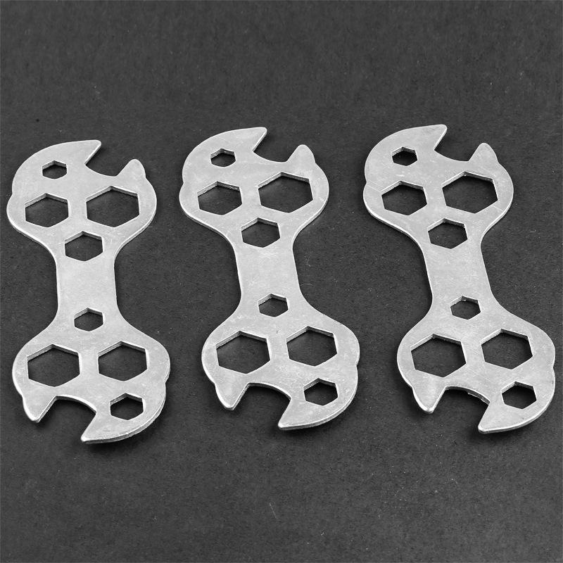 Bicycle Multifunctional Spanner Wrench Mountain Bike Pulling Repair Tool External Repair Angle S Multi-hole Torx Wrench Six-car Wrench