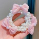 35# Pink Pearl big bow