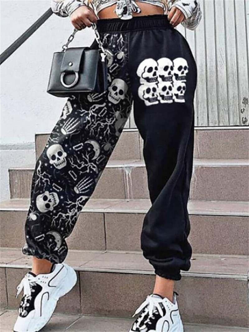 2021 Loose Independent Station Loose Casual Sports Pants Girl's Leg Slimming Harlan Pants All-match Pants