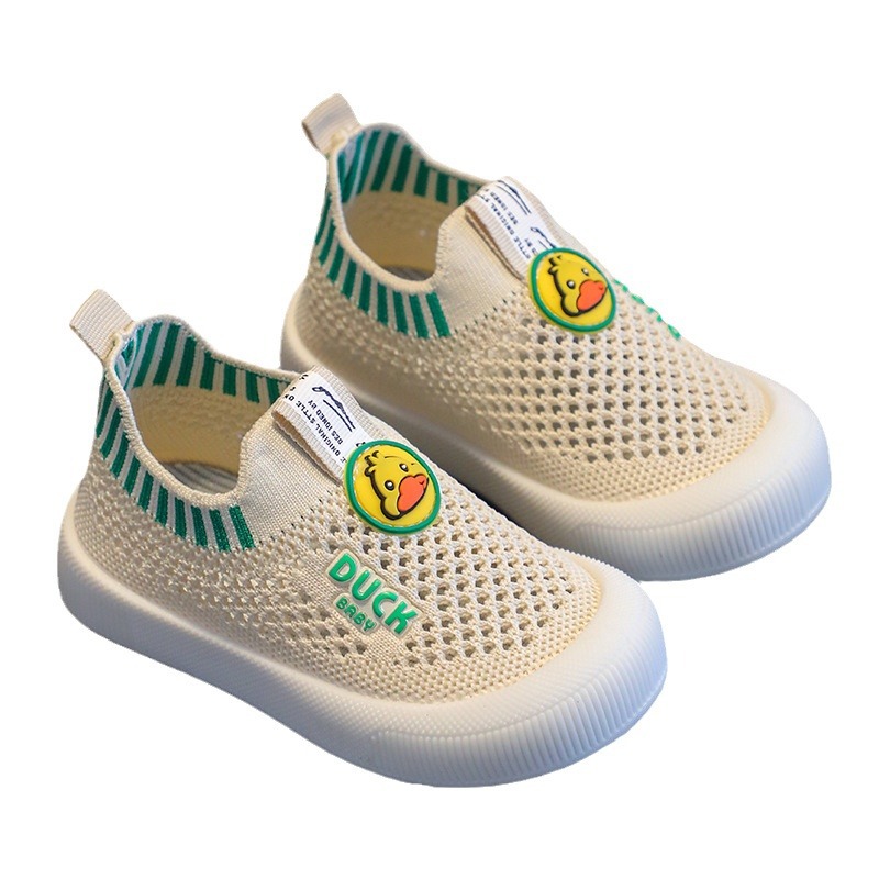 Children's flying woven sneaker mesh surface spring and autumn girls' breathable mesh shoes Boys' board shoes indoor shoes children's shoes soft bottom