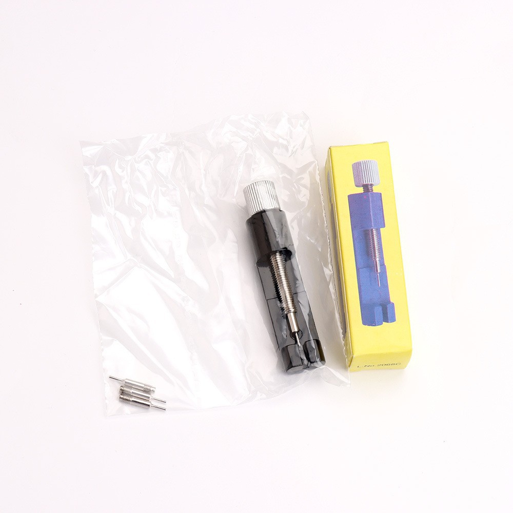 The manager of the watch repair tool recommends the small round belt remover to adjust the watch band Steel Band length metal regulator meter