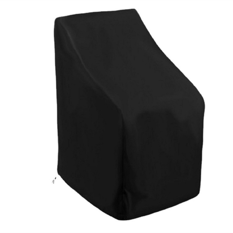 Factory Direct hot-selling home chair cover waterproof dustproof sunscreen home cover outside black inside silver protective cover