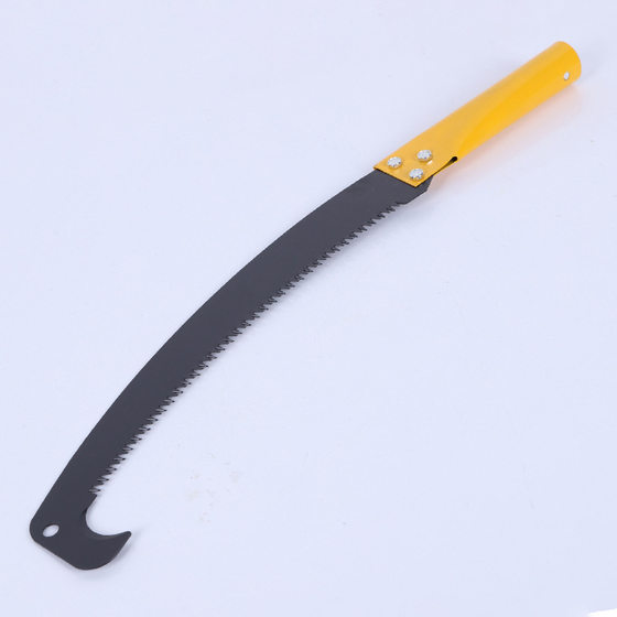 Double hook saw high branch saw gardening pruning hook saw logging high-rise saw three-sided grinding teeth garden saw wholesale