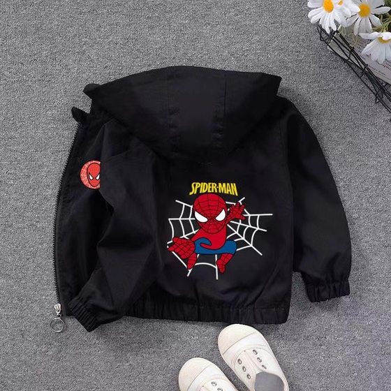Boys' Coat 2023 Autumn New Men's Treasure Jacket Children's Zipper Shirt Short Boy's Stormtrooper Windproof