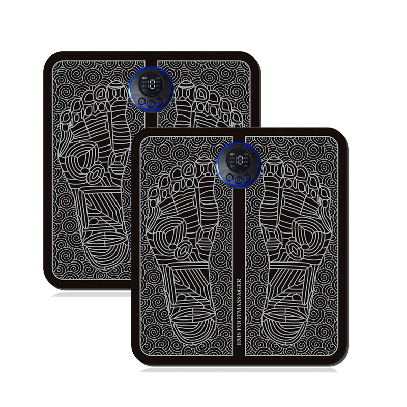 EMS Micro-electric Intelligent Foot Pad Sole Plantar Massage Mat Physical Therapy Foot Therapy Machine Acupoint Foot Massager Leg Beauty