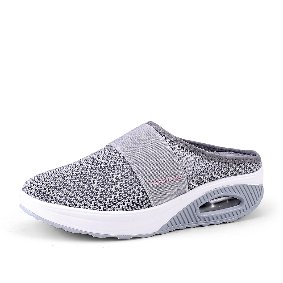 Spot 2021 Cross-border Half-drag White Shoes Women's No Heel Slip-on Large Size Flat Shoes Slippers Casual Canvas Shoes