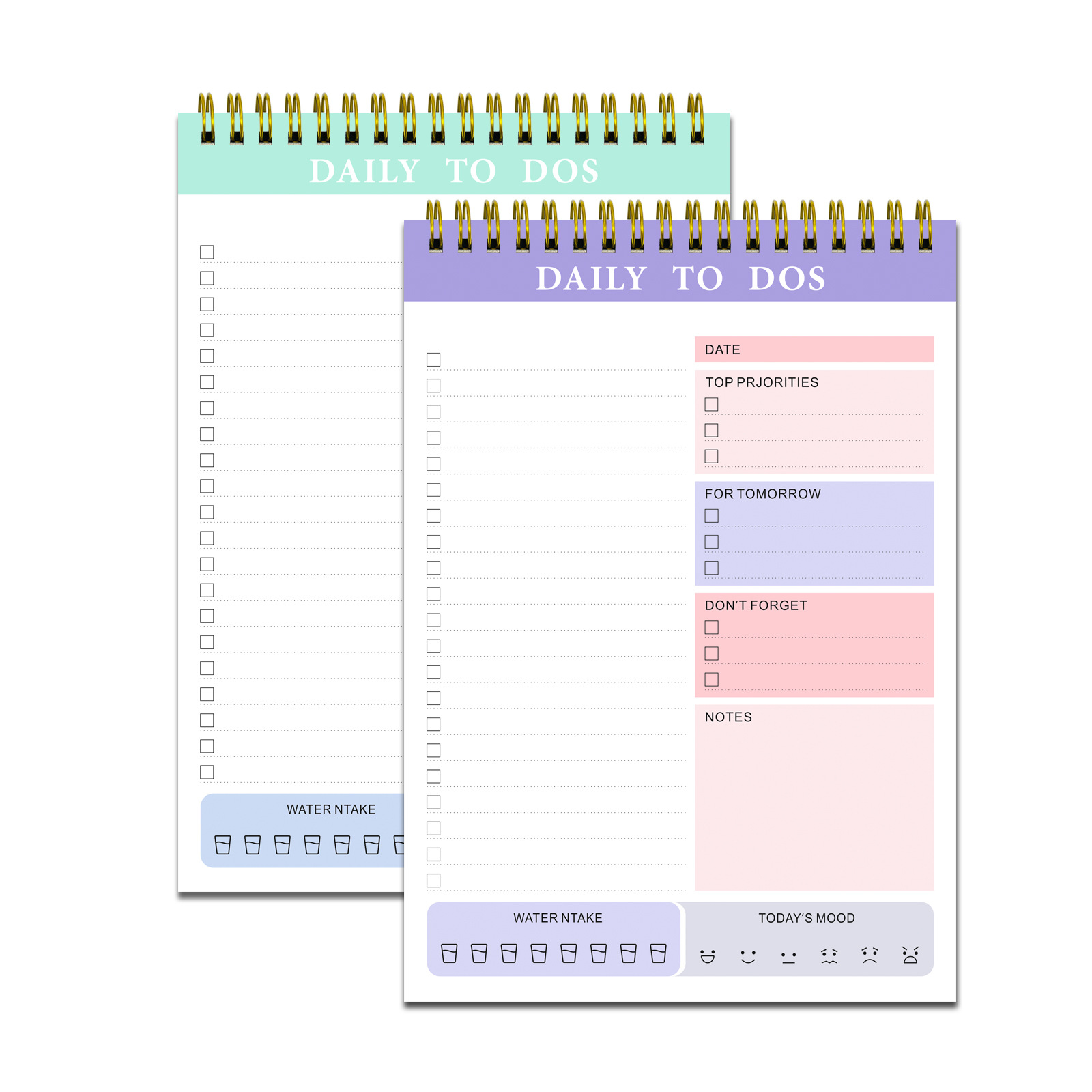 Simple creative daily plan Amazon English daily plan cross-border notebook business portable pen