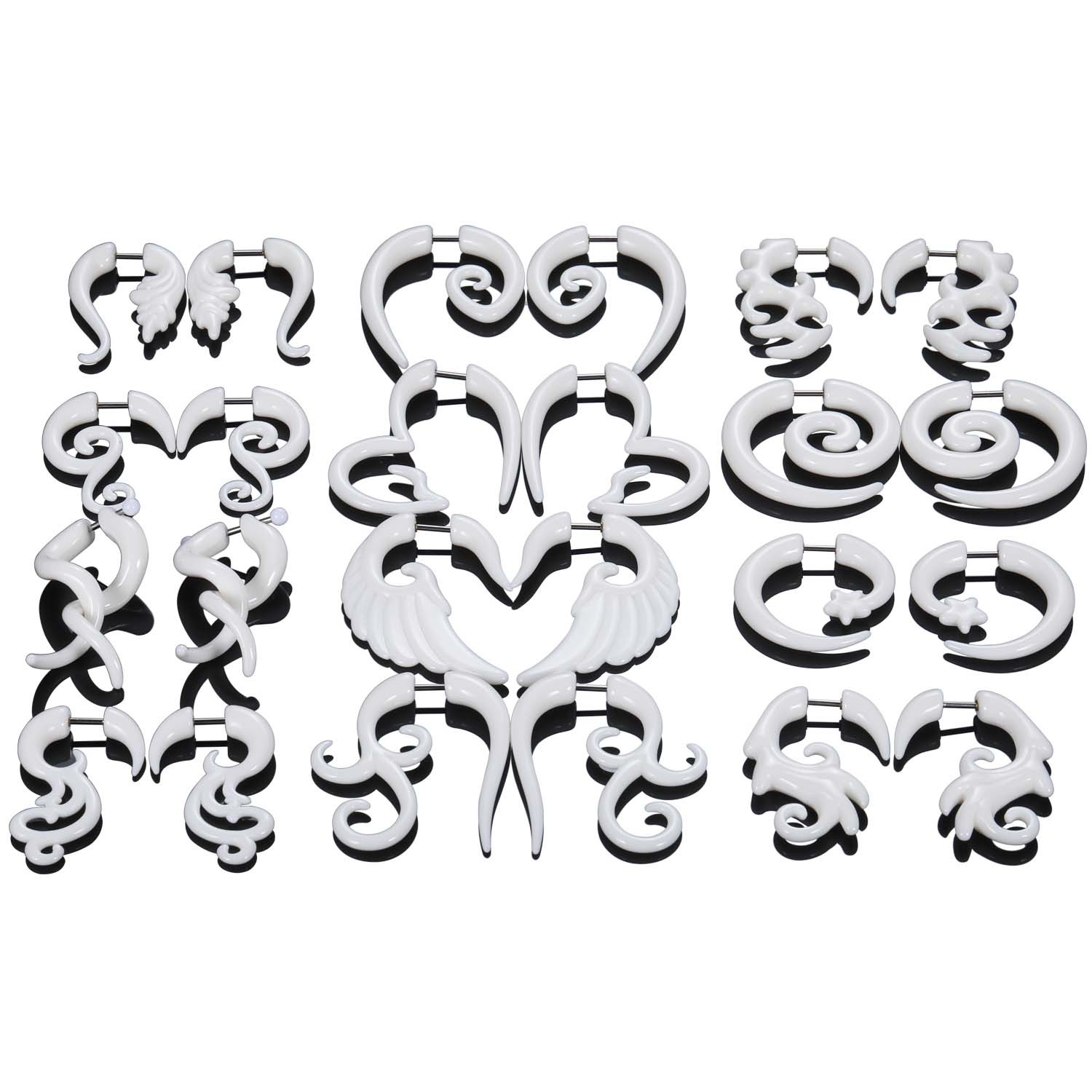 Amazon best selling acrylic earrings men's earrings Europe and the United States popular hip-hop jewelry cross-border supply spot direct supply