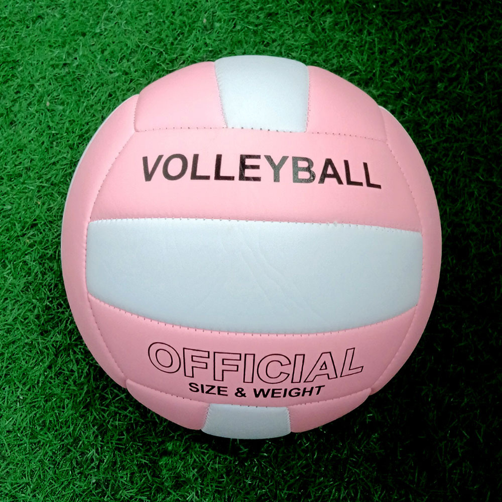 Macaron series in stock thick PVC machine seam volleyball No. 5 high school entrance examination competition special ball soft beach ball