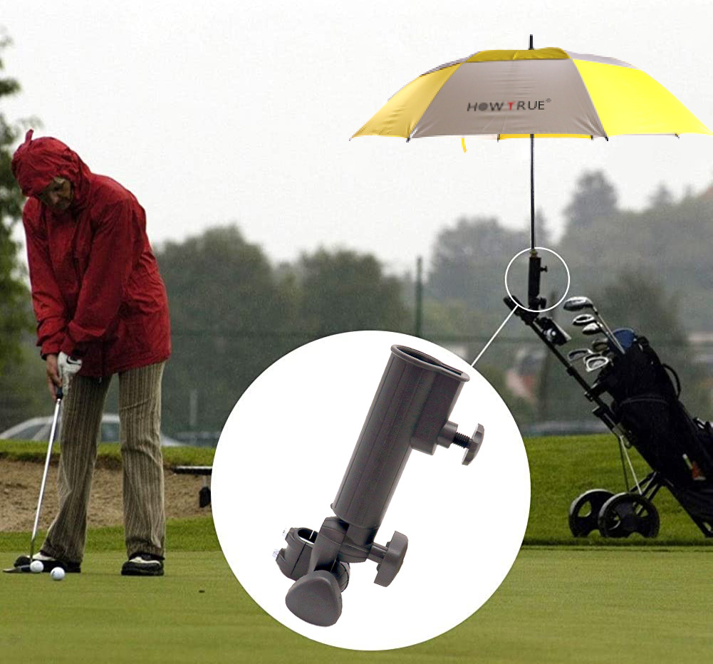 Factory Explosions Golf Umbrella Holder Plastic Black Adjustable Angle Umbrella Cartridge Accessories