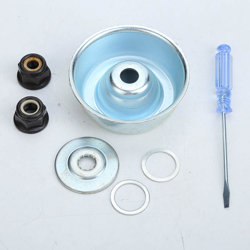 Mower universal accessories work head accessories fixed blade upper and lower gasket protective cover reverse teeth