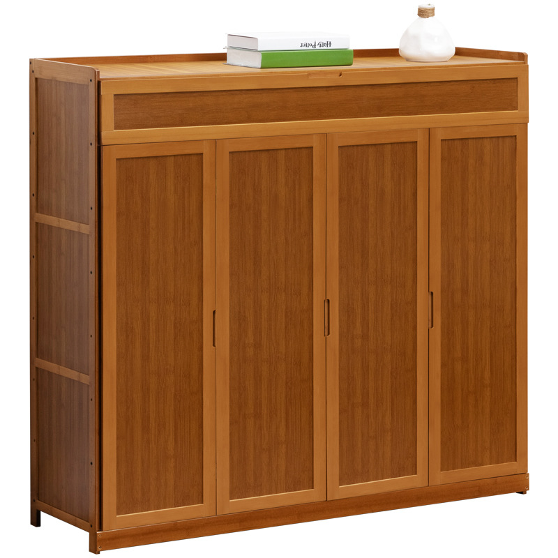 Door Shoe Cabinet High Vertical Entry Cabinet Integrated Door Outside Corridor Extremely Narrow Household Shoe Rack Multi-Layer Door