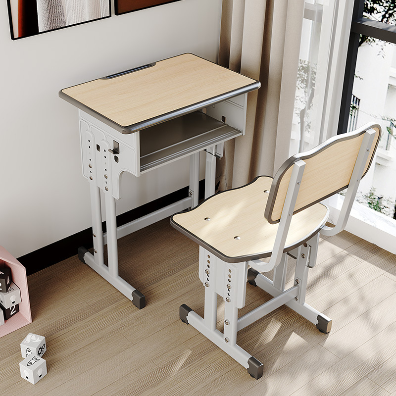 School training classes primary and secondary school students liftable desks and chairs household desks and chairs children's study writing desk and chair set 