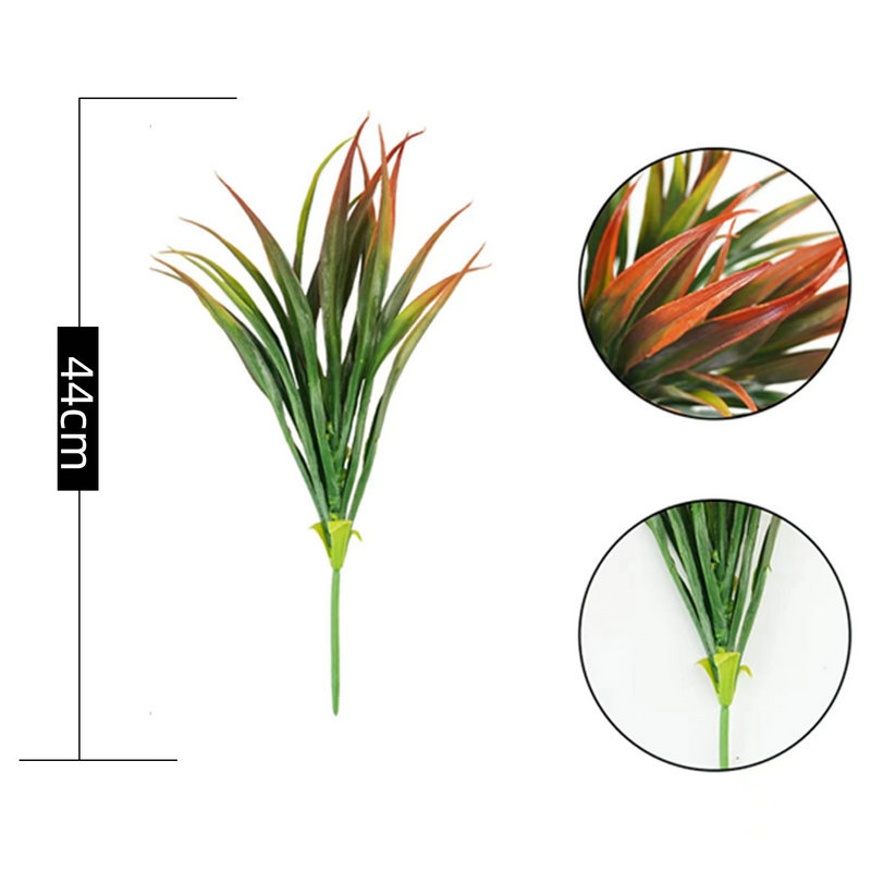 Cross-border Amazon simulation gladiolus Leaf Mall hotel plant wall accessories home living room bedroom desktop display