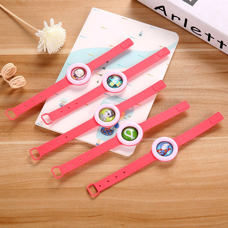 Children's Silicone Mosquito Repellent Bracelet Summer Anti-mosquito Mosquito Repellent Buckle Mosquito Repellent Sticker Baby Plant Essential Oil Anti-mosquito Bracelet