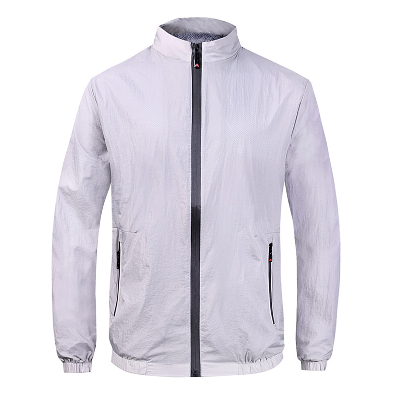 21 New Wish Spring and Autumn Casual Jacket Men's Jacket Sunscreen Thin Young and Middle-aged Shrimp Skin Southeast Asia Europe and America