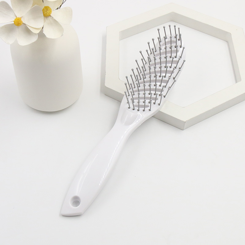 Spot wholesale men's hair comb small bend comb comb nine row wide tooth comb hairdressing tools comb ribs comb