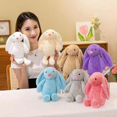 Rabbit Doll Doll long ears rabbit plush toy holding sleeping gift girl grasping machine doll wholesale gift