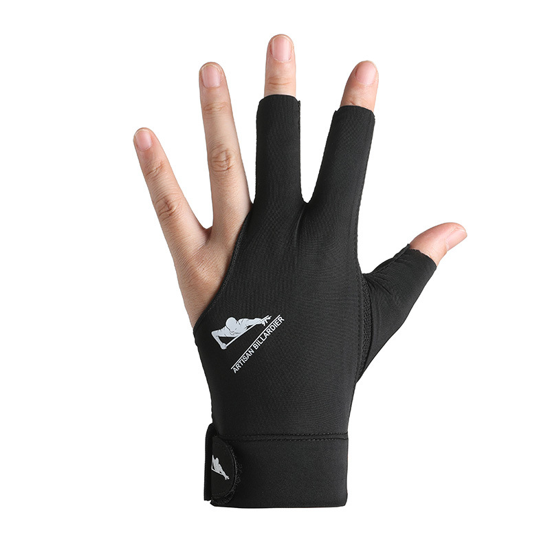 Billiards gloves snooker table ball breathable wear-resistant comfortable non-slip open finger light gloves single pack_voghion.com