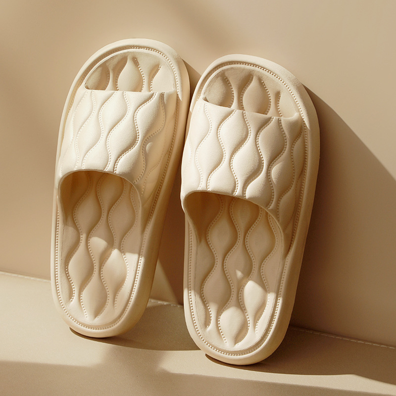 New EVA Home Sandals and Slippers Men's Summer Bathroom Bathing Non-slip Thick Bottom Indoor Home Shit Feeling Sandals for Women