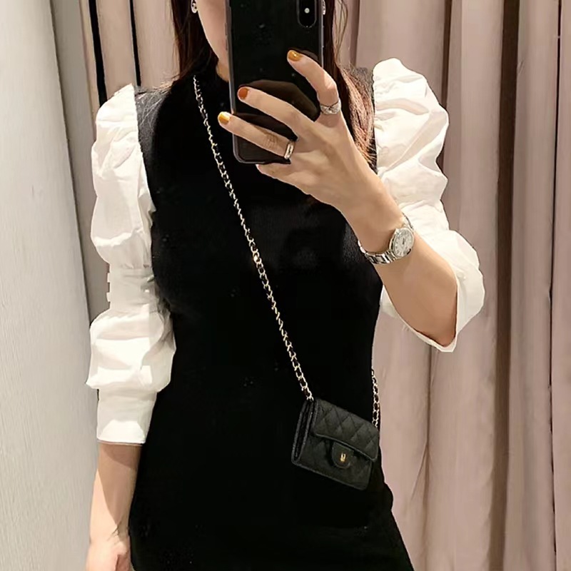 Small Xiangfeng Thin Chain Wearable Chain 0.8cm Wide One-character Buckle Metal Chain Crossbody Shoulder Replacement Belt Transformation