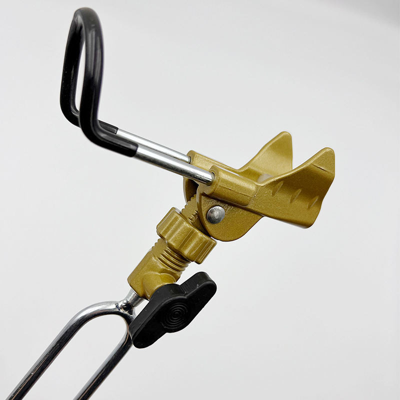 Luminous Hand-Sea Dual-Purpose Battery Bracket Adjustable Metal Fishing Bracket Universal Battery Rod Rod Bracket