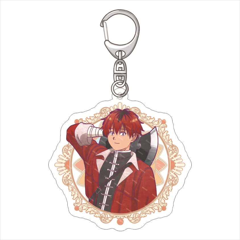 Foiled flilian acrylic keychain flilian flylen schutl Haita acrylic pendant