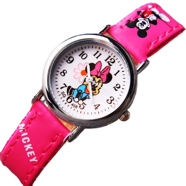 2023 Foreign Trade Mini Cartoon Belt Children's Watch Wholesale Cute Fashion Girl Quartz Watch Watch