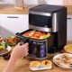 Household Air Fryer Large Capacity Intelligent Visual Household Electric Fryer Stainless Steel Multifunctional Air Fryer Machine