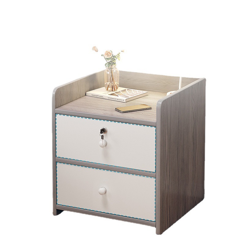 Bedside Table Modern Simple Small Storage Rack Simple Master Bedroom New Storage Cabinet Bedside Small Cabinet