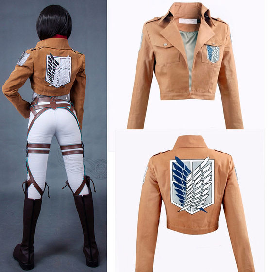 In stock attack giant cos clothing Allen three soldiers uniform nylon coat clothes adult same style suit