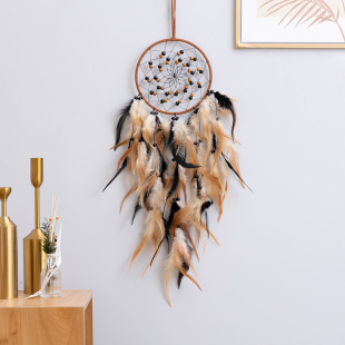 New Dream Catcher woven feather bed & breakfast home wall decoration creative wind chimes gift dream catcher ornaments retro