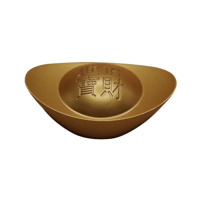 Year of the Snake Solid Gold Ingot Ornaments Wealth Invitation Treasure Pressure Cylinder Living Room Decorations Opening housewarming cornucopia gifts
