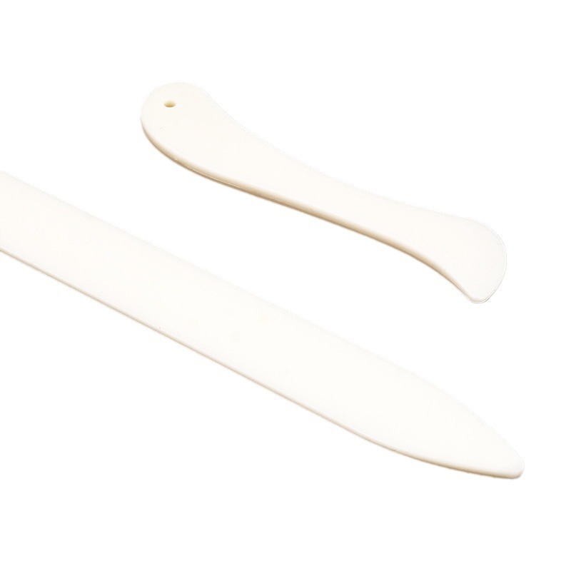White Imitation Cow Bone Shaping Bone Shaping Edge Trimmer Line Sealing DIY Leather Tool Bone Color Origami Knife