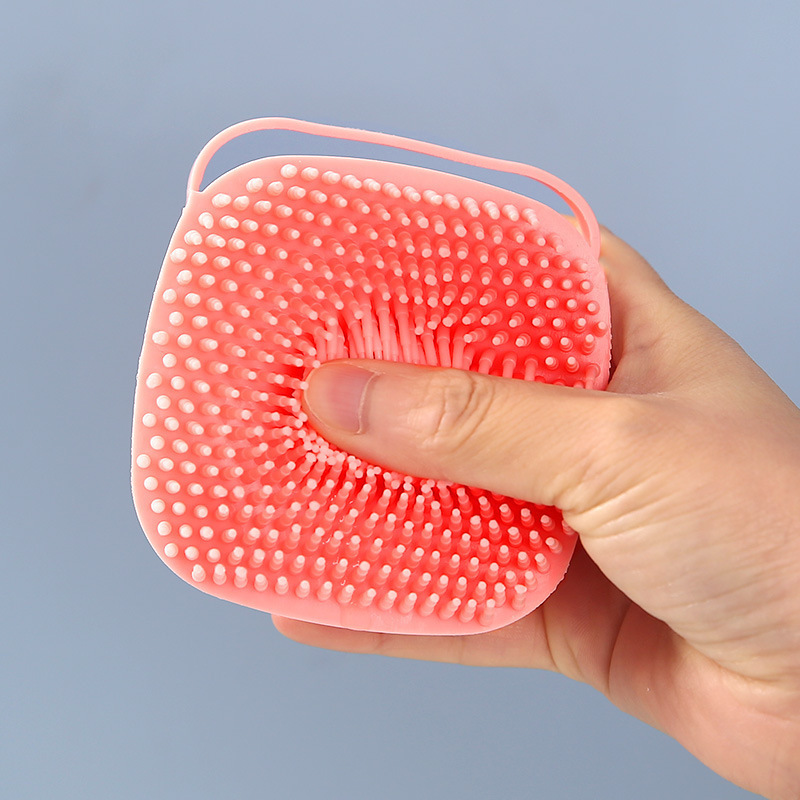 Silicone bath brush bath brush artifact baby pet massage brush multifunctional baby soft hair shampoo brush manufacturer