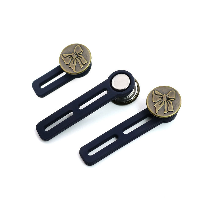 Waist expansion retractable button nail-free metal detachable waist extension buckle waist small change large adjustable waist expansion artifact