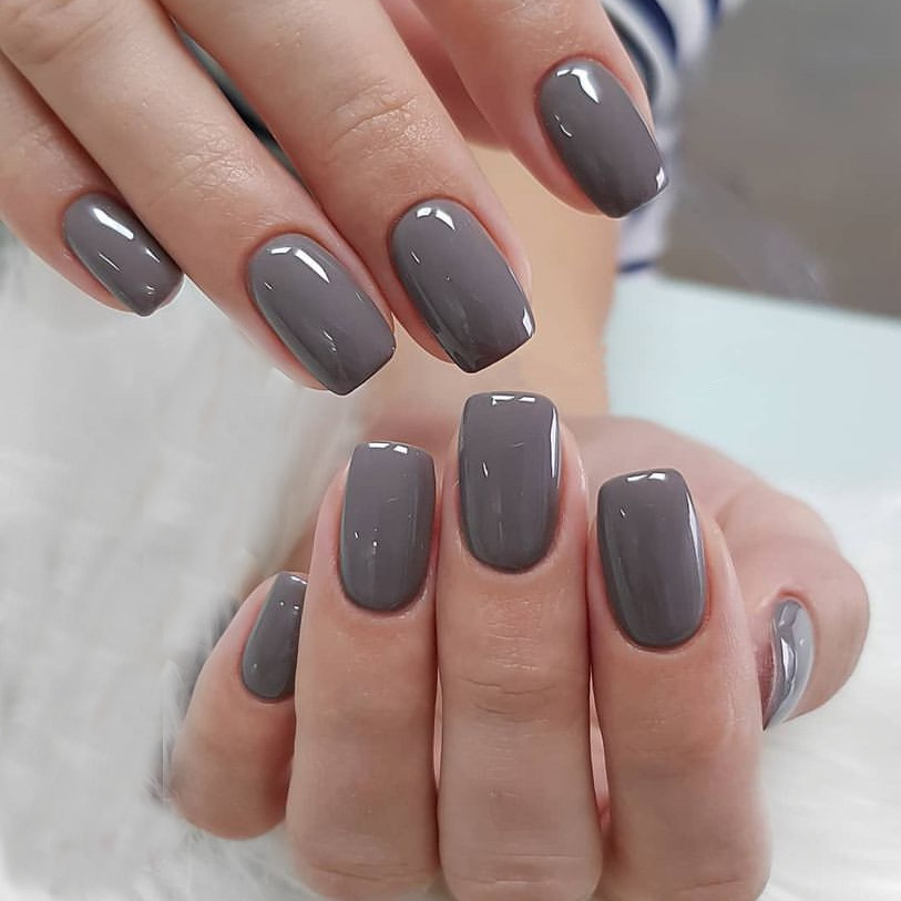 穿戴甲甲片純色短款方形穿戴甲ins風批發美甲片成品可拆卸nails
