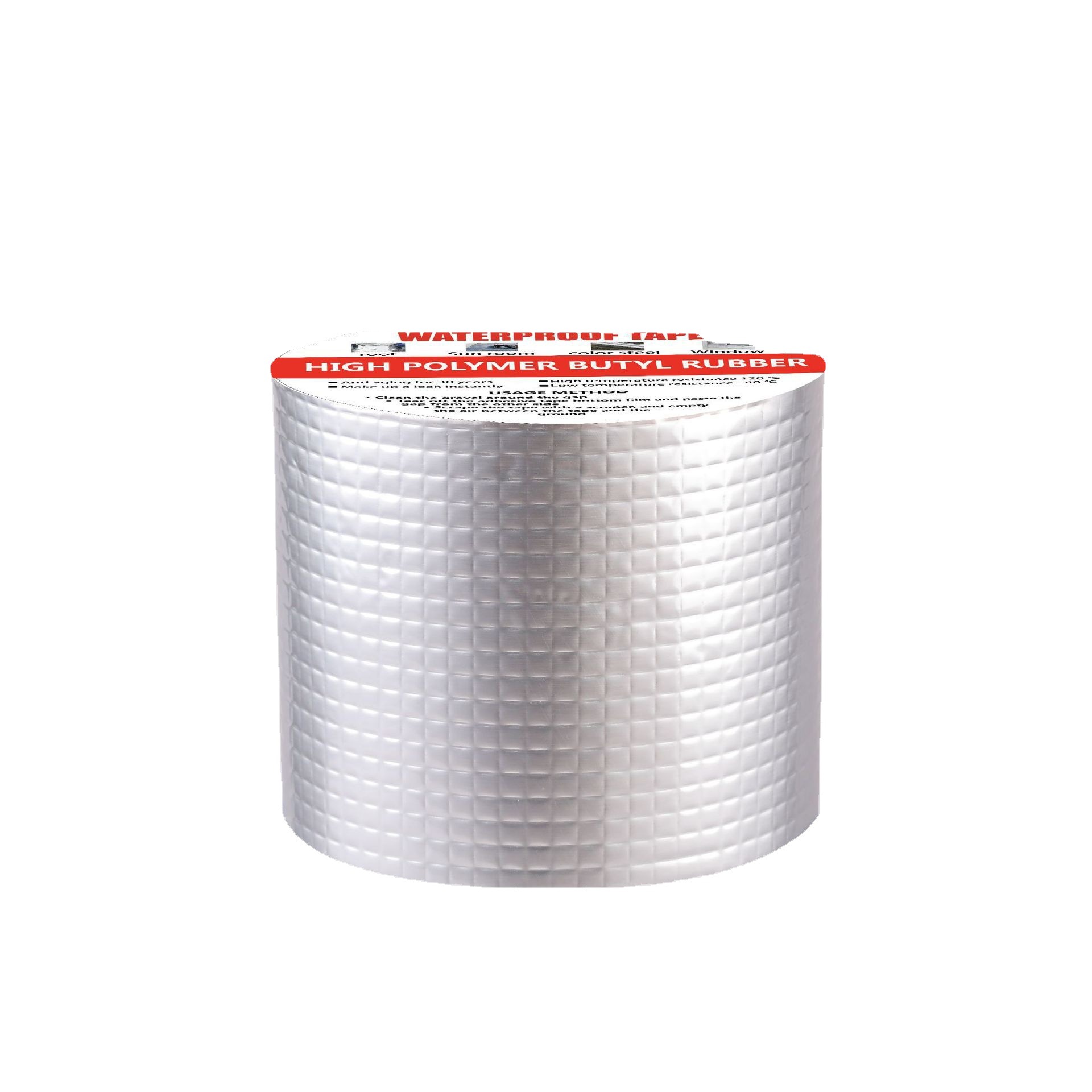 Waterproof Tape Strong Leakage Repair Sticker Butyl Self-adhesive Leakage Stop Leakage House Leakage Iron Sheet High Viscosity Leakage Stop High Temperature Resistance