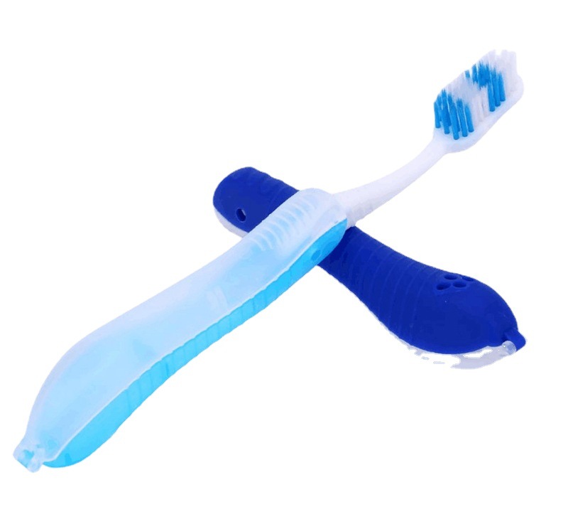 Cross-border Hot-selling Folding Toothbrush Comb Travel Adult Portable Toothbrush Storage Brushed Soft Hair Gift Advertising Toothbrush