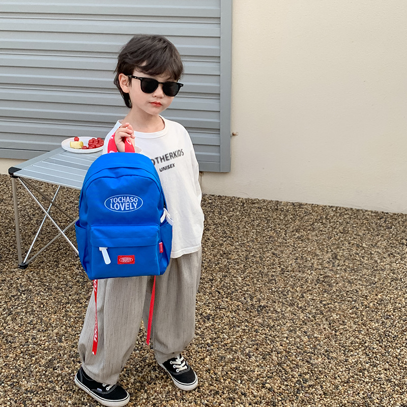 Children's Bag Kindergarten Letter Fashion Baby's Backpack Stylish Lightweight 2022 New Girls' Schoolbag