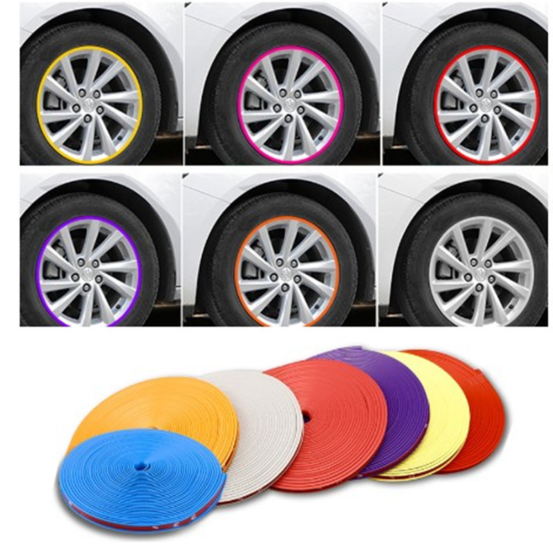 Automotive supplies wheel hub trim strip tire steel ring trim sticker anti-scratch strip trim line anti-scratch anti-collision strip protection ring